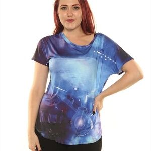 PopGalaxy x Star Trek™ The Motion Picture: Enterprise in Drydock Tunic Sz Small